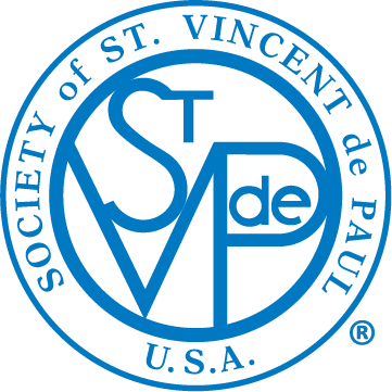 St Vincent de Paul Logo Blue